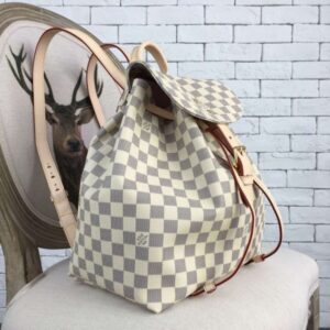 Replica Louis Vuitton Sperone Backpack Damier Azur N41578 BLV015 2