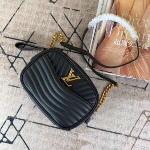 Replica Louis Vuitton Black New Wave Camera Bag M53682 BLV652 2