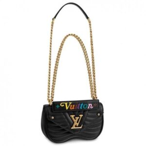 Replica Louis Vuitton Black New Wave Chain Bag PM M51683 BLV646