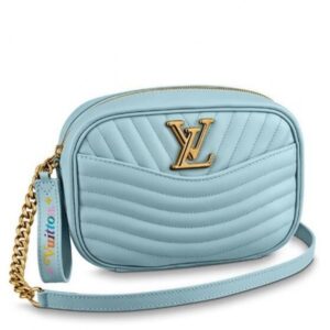 Replica Louis Vuitton Bleu Porcelaine New Wave Camera Bag M55329 BLV635