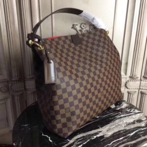 Replica Louis Vuitton Graceful MM Bag Damier Ebene N44045 BLV130 2