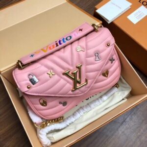 Replica Louis Vuitton Love Locks New Wave Chain Bag MM M53214 BLV625 2