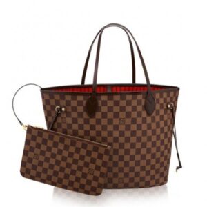 Replica Louis Vuitton Neverfull MM Bag Damier Ebene N41358 BLV113