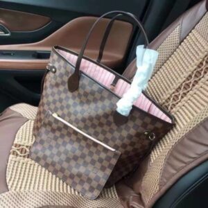 Replica Louis Vuitton Neverfull MM Bag Damier Ebene N41603 BLV105 2