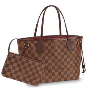 Replica Louis Vuitton Neverfull PM Bag Damier Ebene N41359 BLV098