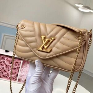 Replica Louis Vuitton Noisette New Wave Chain Pochette M68479 BLV620 2