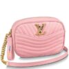 Replica Louis Vuitton Pink New Wave Chain Bag MM M51944 BLV641 2