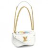 Replica Louis Vuitton White New Wave Camera Bag M53863 BLV650