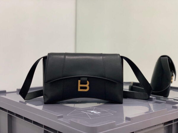 Replica Balenciaga 671355 Women's Downtown XS Shoulder Bag Black