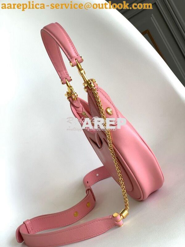 Replica Bvlgari Serpenti Ellipse Shoulder Bag 291636 Quartz Pink 2