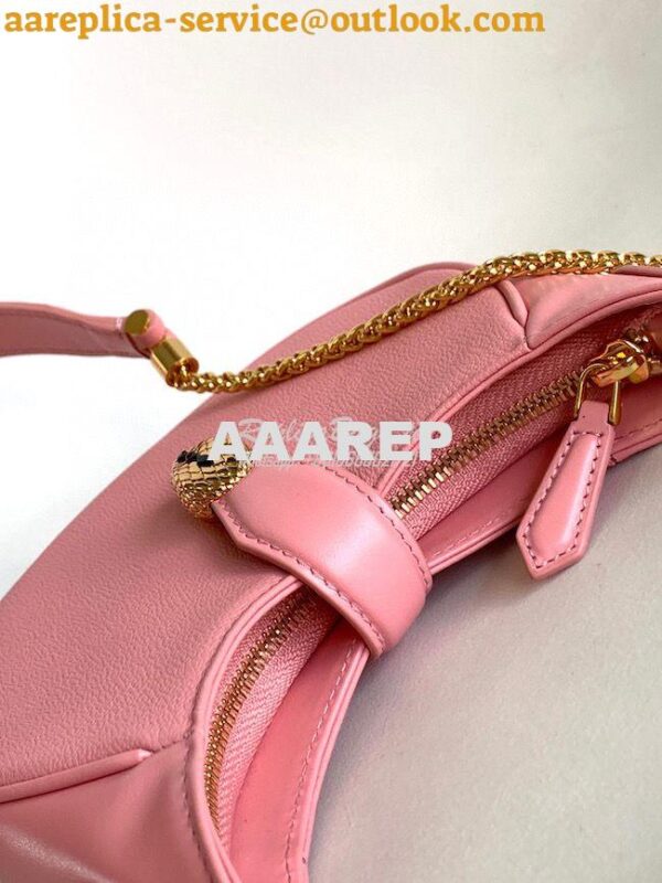 Replica Bvlgari Serpenti Ellipse Shoulder Bag 291636 Quartz Pink 7