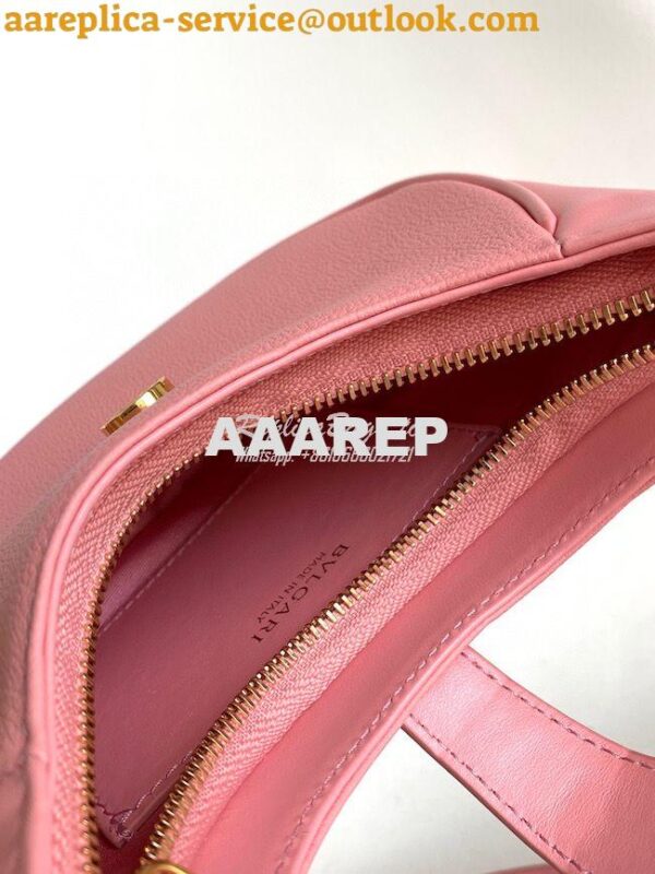 Replica Bvlgari Serpenti Ellipse Shoulder Bag 291636 Quartz Pink 8