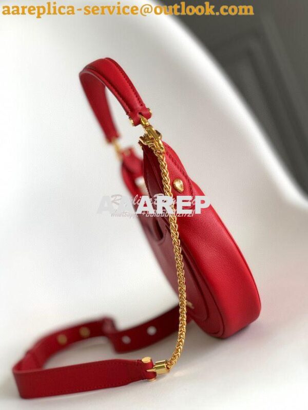 Replica Bvlgari Serpenti Ellipse Shoulder Bag 291636 Red 5