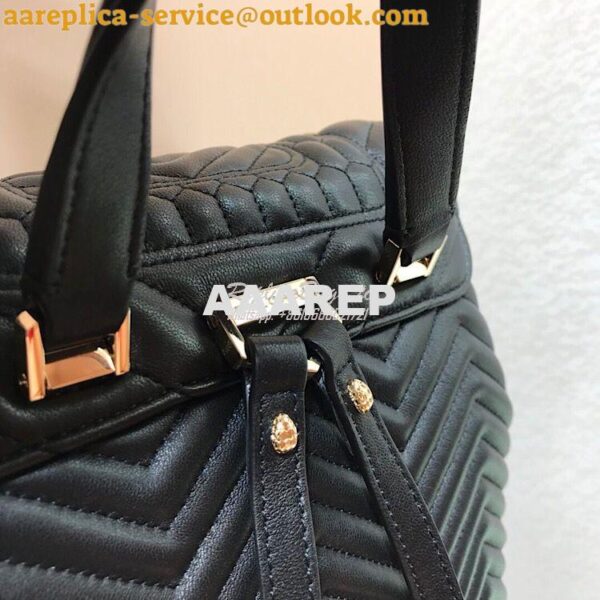 Replica Bvlgari Serpenti Forever Backpack 286538 Black 9