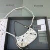 Replica Balenciaga 6940271VG9 Le Cagole Mini Multipouch in White Arena lambskin