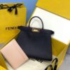 Replica Fendi 70193 Peekaboo ISEEU MEDIUM Blue Leather Bag 2