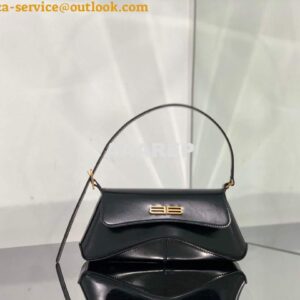 Replica Balenciaga 695645 Women's XX Small Flap Bag Black 2