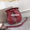 Replica Bvlgari Serpenti Forever Bucket Bag in Onyx Metallic Karung Sn