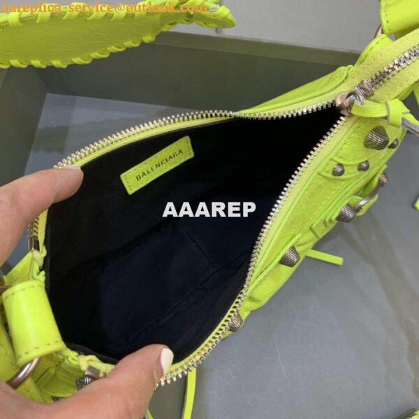 Replica Balenciaga 700940210 Neo Cagole XS Handbag in Lemon Yellow lambskin 6