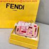 Replica Fendi 7AR844 Nano Baguette Charm Brown Nappa Leather