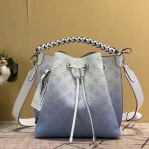 Replica Louis Vuitton Muria Bag Gradient Blue Mahina Leather M57853 BLV245 2