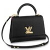 Replica Louis Vuitton Twist One Handle MM Greige Bag M57092 BLV680 2