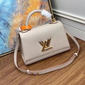 Replica Louis Vuitton Twist One Handle PM Greige Bag M57214 BLV675 2