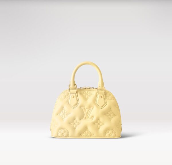 Replica Louis Vuitton Alma BB Bag Banana Yellow LV M59821 3