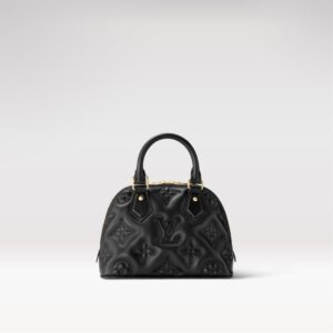 Replica Louis Vuitton Alma BB Bag Black LV M59793