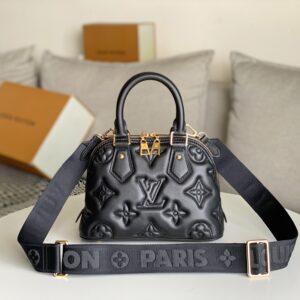 Replica Louis Vuitton Alma BB Bag Black LV M59793 2