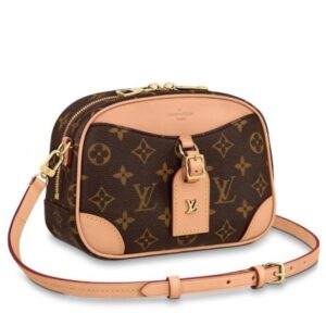 Replica Louis Vuitton Deauville Mini Bag Monogram Canvas M45528 BLV330