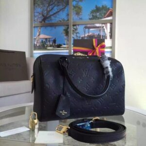 Replica Louis Vuitton Speedy Bandouliere 30 Monogram Empreinte M42406 BLV555 2