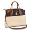 Replica Louis Vuitton Beige Lockme Hobo Shoulder Bag M44330 BLV739 2