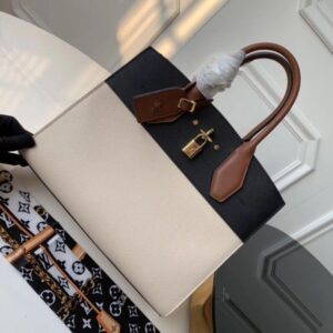 Replica Louis Vuitton Beige City Steamer MM Tri-colour Bag M53755 BLV790 2