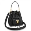 Replica Louis Vuitton Black Lockme Clutch M56087 BLV693 2