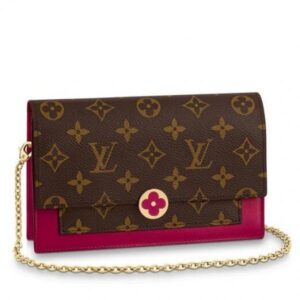 Replica Louis Vuitton Flore Chain Wallet Monogram Canvas M67404 BLV320