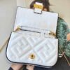 Replica Fendi 7AR844 Nano Baguette Charm Purple Nappa Leather