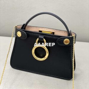 Replica Fendi 7AR993 FENDI PICO PEEKABOO Charm 8385 Black