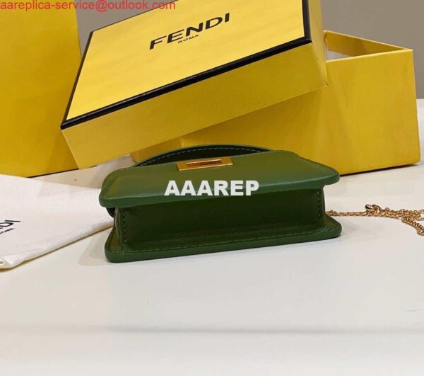 Replica Fendi 7AR993 FENDI PICO PEEKABOO Charm 8385 Green 5