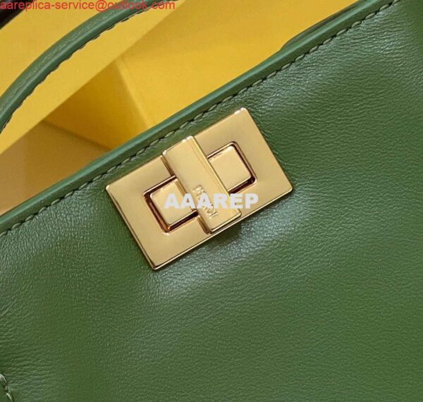 Replica Fendi 7AR993 FENDI PICO PEEKABOO Charm 8385 Green 8