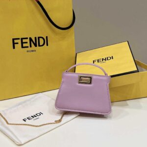 Replica Fendi 7AR993 FENDI PICO PEEKABOO Charm 8385 Purple