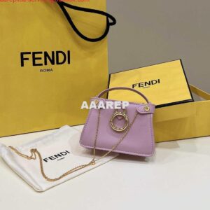 Replica Fendi 7AR993 FENDI PICO PEEKABOO Charm 8385 Purple 2