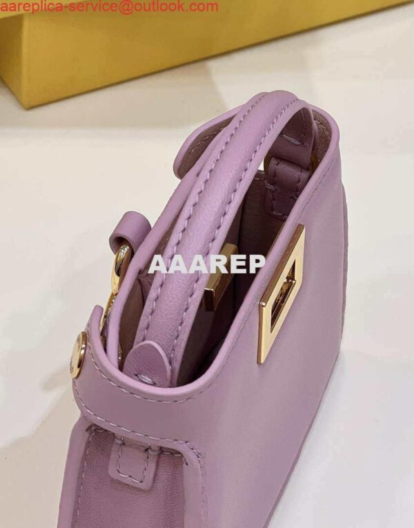 Replica Fendi 7AR993 FENDI PICO PEEKABOO Charm 8385 Purple 8