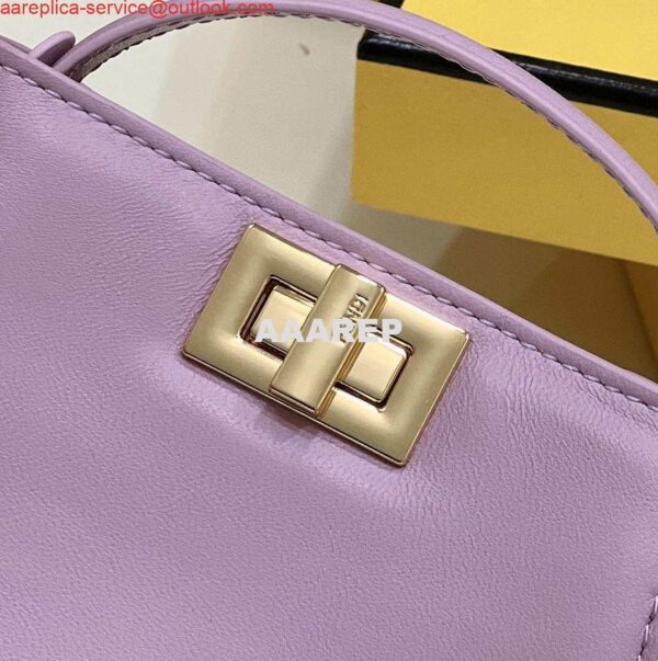 Replica Fendi 7AR993 FENDI PICO PEEKABOO Charm 8385 Purple 9