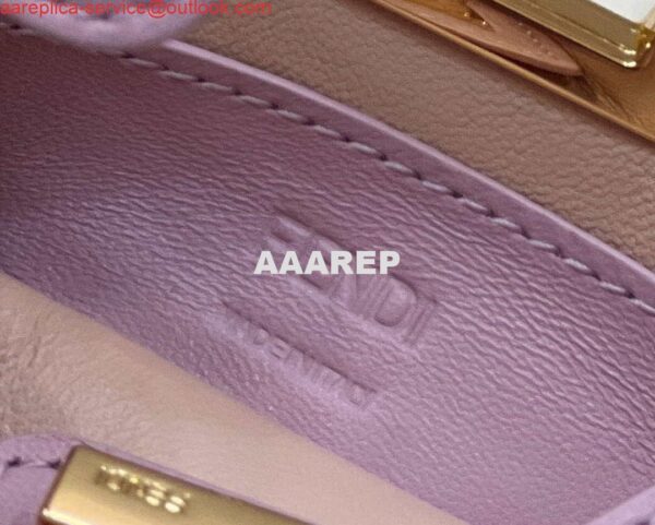 Replica Fendi 7AR993 FENDI PICO PEEKABOO Charm 8385 Purple 10