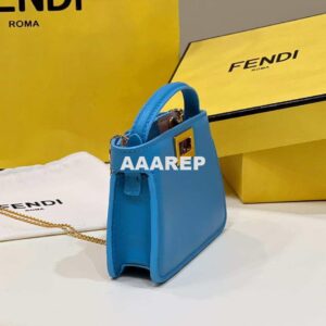 Replica Fendi 7AR993 FENDI PICO PEEKABOO Charm Blue 8385 2