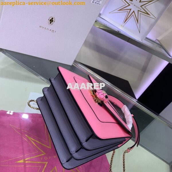 Replica Bvlgari Serpenti Forever Flap Cover Bag "Pop Wishes" 287559 Co 4