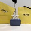 Replica Fendi 7AS173 Fendi First Sight Black leather Nano bag