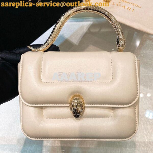 Replica Mary Katrantzou X Bvlgari Top Handle (Limited) 291070 Ivory 3