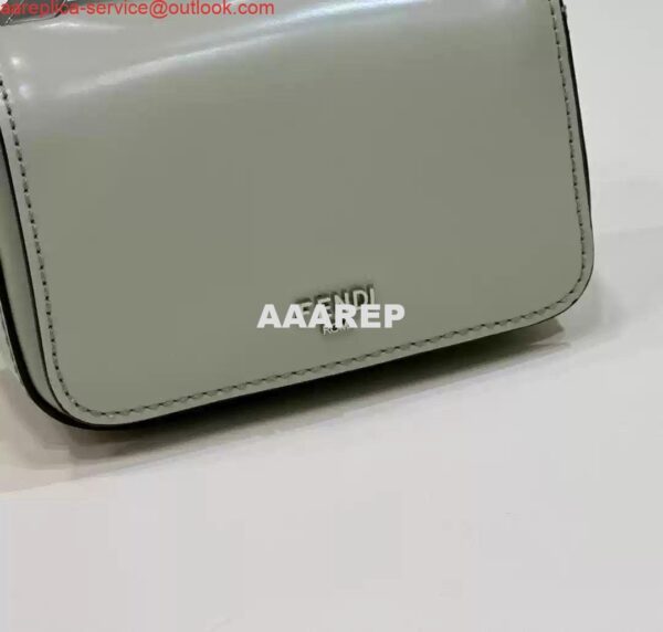 Replica Fendi 7AS173 Fendi First Sight Light Green leather Nano bag 8